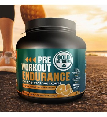Pre treino Endurance laranja